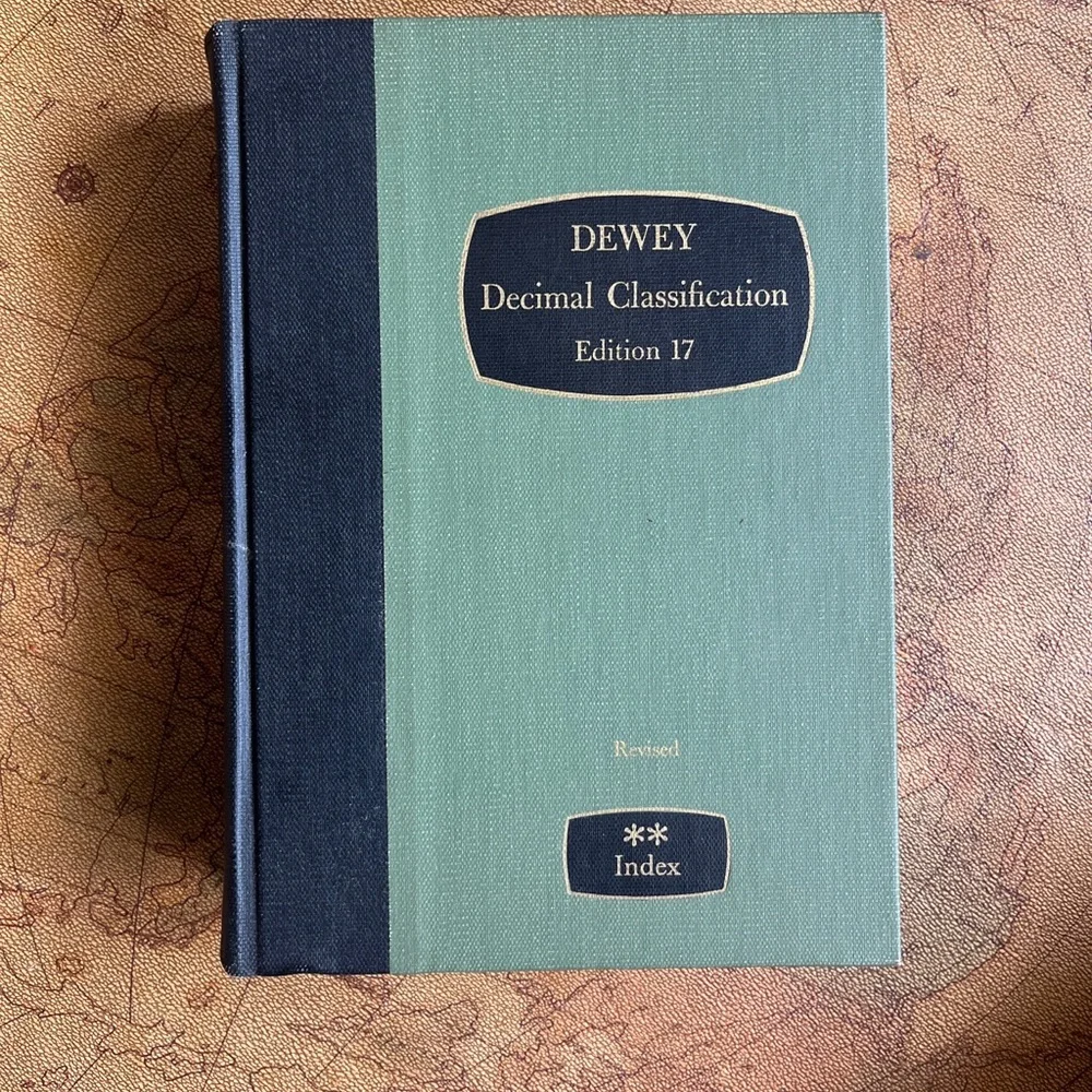 Dewey Decimal Classification Edition 17 Vintage Antique Collectible - Picture 3 of 11